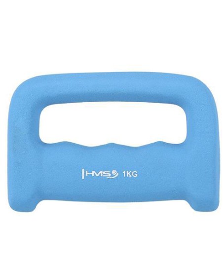 CK10 KASTET LIGHT BLUE CIĘŻAREK ŻELIWNY POKRYTY NEOPRENEM 1.0 KG HMS