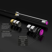 GCFD450 GRYF OLIMPIJSKI 15 KG 2010MM+ ZACISK ZG1000 BLACK HMS PREMIUM