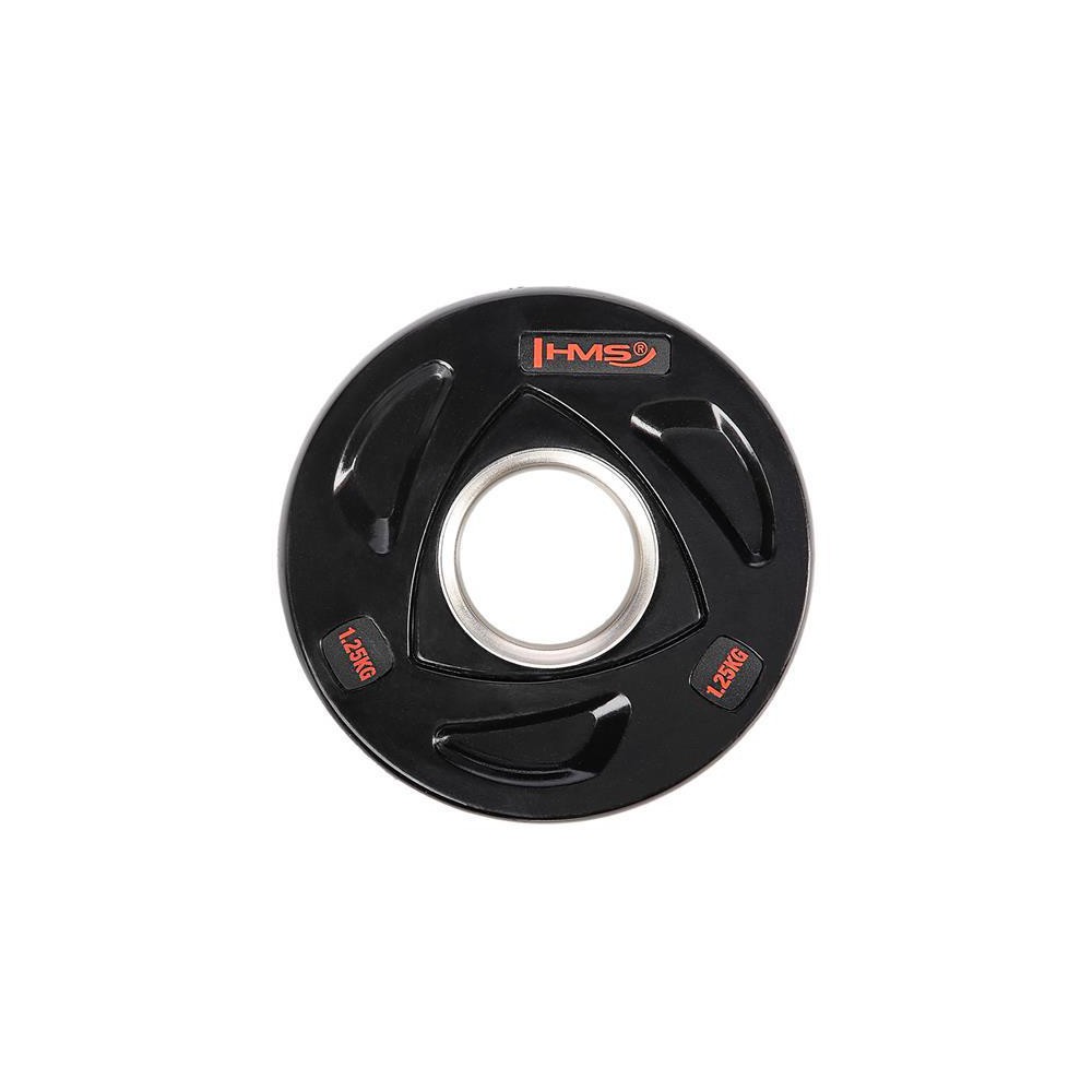 TOX01 CZARNY TALERZ OLIMPIJSKI OGUMOWANY 1.25 KG HMS