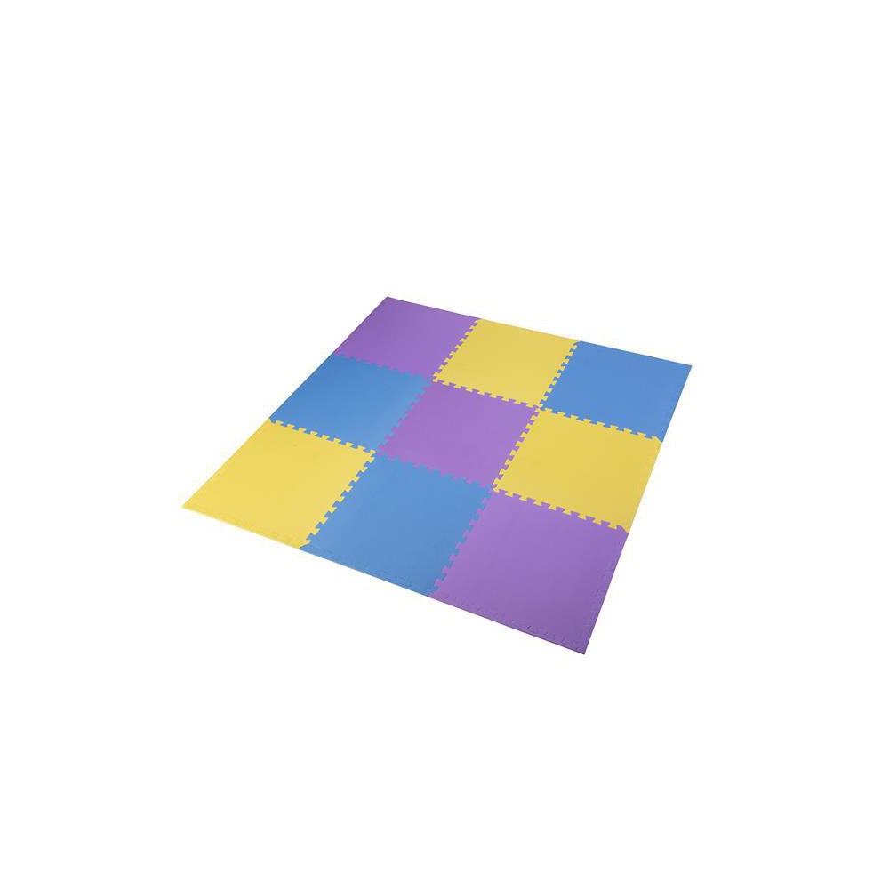 MP10 MATA PUZZLE MULTIPACK YELLOW-BLUE-PURPLE 9 ELEMENTÓW 10MM ONE FITNESS