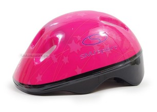 Zestaw COMBO PINK LED: 2w1 wrotki rolkI regulowane + kask + ochraniacze + torba