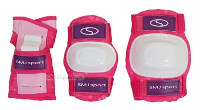 Zestaw COMBO PINK LED: 2w1 wrotki rolkI regulowane + kask + ochraniacze + torba