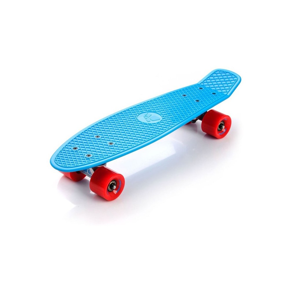 DESKOROLKA FISZKA METEOR PLASTIKOWA  neon blue/red/ 23690
