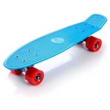 DESKOROLKA FISZKA METEOR PLASTIKOWA  neon blue/red/ 23690