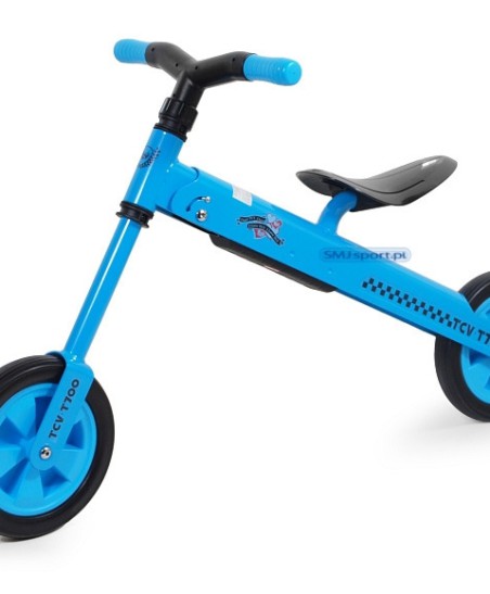Rowerek biegowy składany TCV-T700 niebieski  SMJ Sport