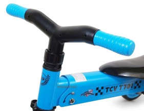 Rowerek 3-kołowy składany TCV-T701 niebieski  SMJ Sport