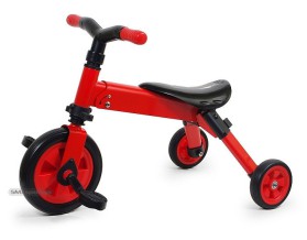Rowerek 3-kołowy składany TCV-T701 czerwony  SMJ Sport