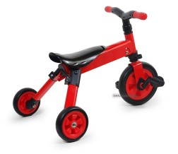 Rowerek 3-kołowy składany TCV-T701 czerwony  SMJ Sport
