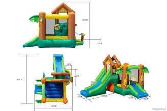 Dmuchaniec - Szczęśliwy Kangur HappyHop Zamek Dmuchany Trampolina Zjeżdzalnia KURIER GRATIS !!
