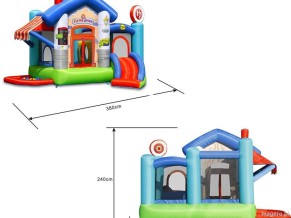 Dmuchaniec Happyhop Zamek Dmuchany Happy Store Zjeżdżalnia Trampolina D-9415 KURIER GRATIS !!
