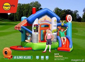 Dmuchaniec Happyhop Zamek Dmuchany Happy Store Zjeżdżalnia Trampolina D-9415 KURIER GRATIS !!