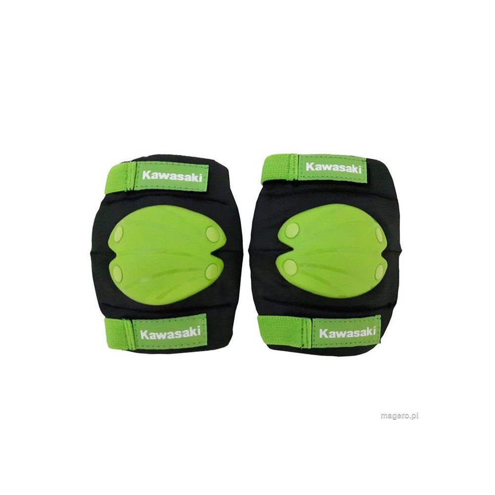 Kawasaki Kit Knee and Elbow Pads - Ochraniacze na łokcie lub kolana  (czarny/zielony)
