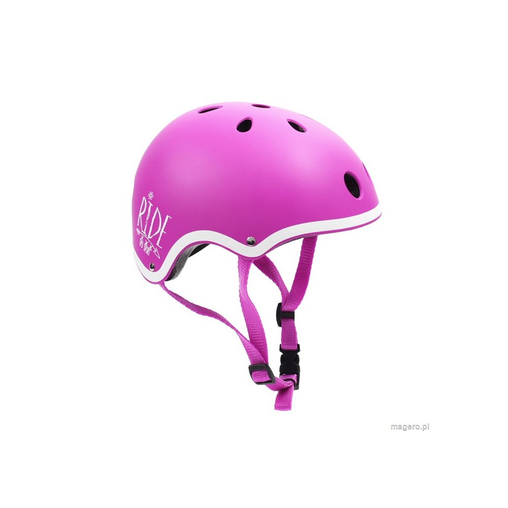 Kask rowerowy skate SMJ sport F501 różowy
