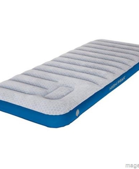 Materac welurowy High Peak Cross Beam Single Extra Long j.szary niebieski 40043