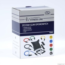 Zestaw: gumy oporowe z uchwytami 5szt. SMJ sport EX005