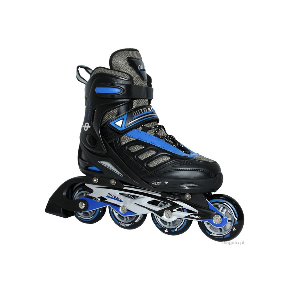 Łyżworolki Outrace Ghost Sky Blue czarno-niebieskie PW-125C