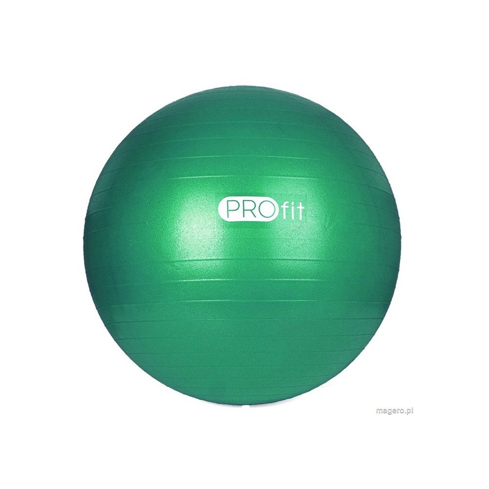 Piłka gimnastyczna Profit 85 cm zielona z pompką DK 2102
