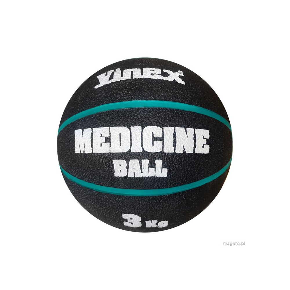 Piłka lekarska rehabilitacyjna VMB-L003G 3kg Mediciene Ball