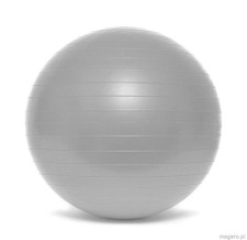 Piłka gimnastyczna BL003 65 cm szara z pompką