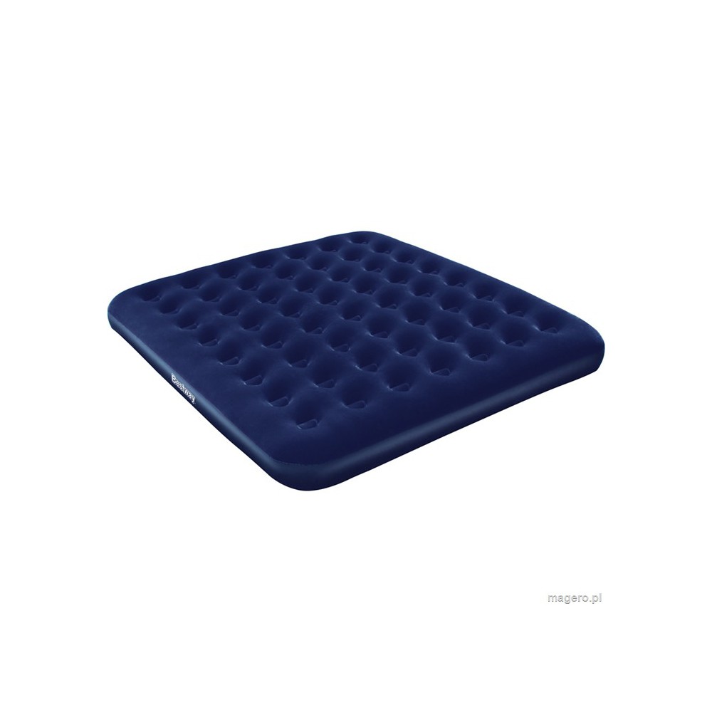 Materac welurowy Bestway King 203x183x22cm granatowy 67004 6249
