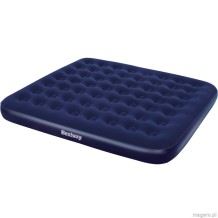 Materac welurowy Bestway King 203x183x22cm granatowy 67004 6249