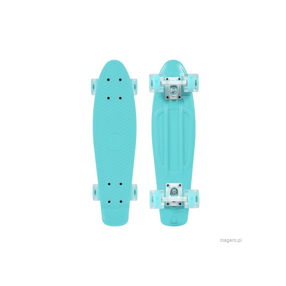 Deskorolka fiszka SMJ sport BS-2206PL Mint LED