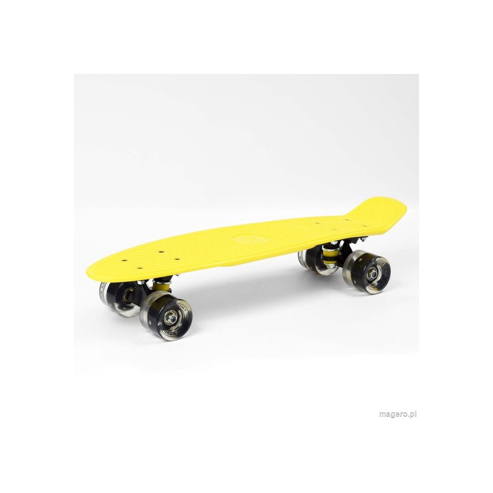 Deskorolka fiszka SMJ sport BS-2206PL Yellow LED