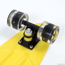 Deskorolka fiszka SMJ sport BS-2206PL Yellow LED