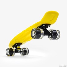 Deskorolka fiszka SMJ sport BS-2206PL Yellow LED