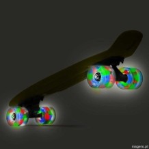Deskorolka fiszka SMJ sport BS-2206PL Yellow LED