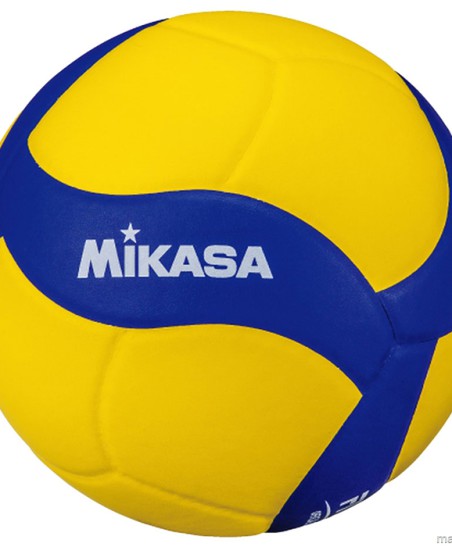 Piłka siatkowa Mikasa V430W żółto-niebieska
