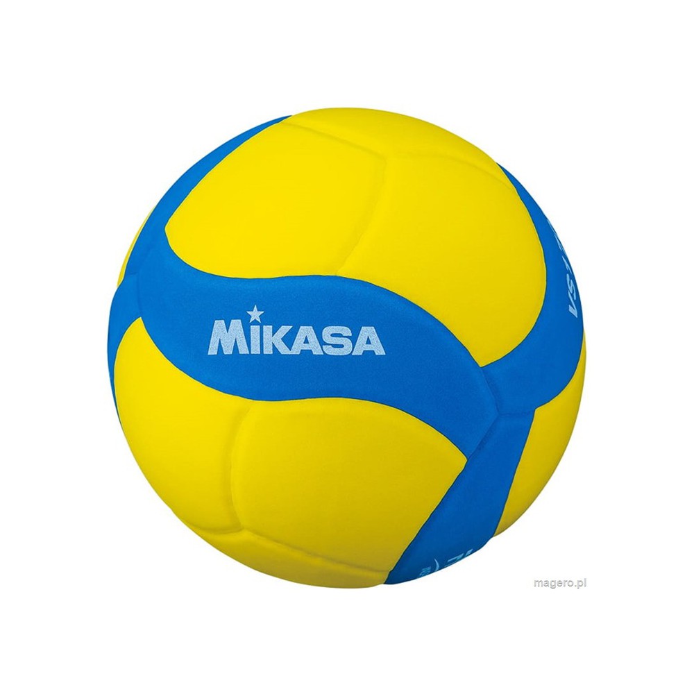Piłka siatkowa Mikasa żółto-niebieska VS170W