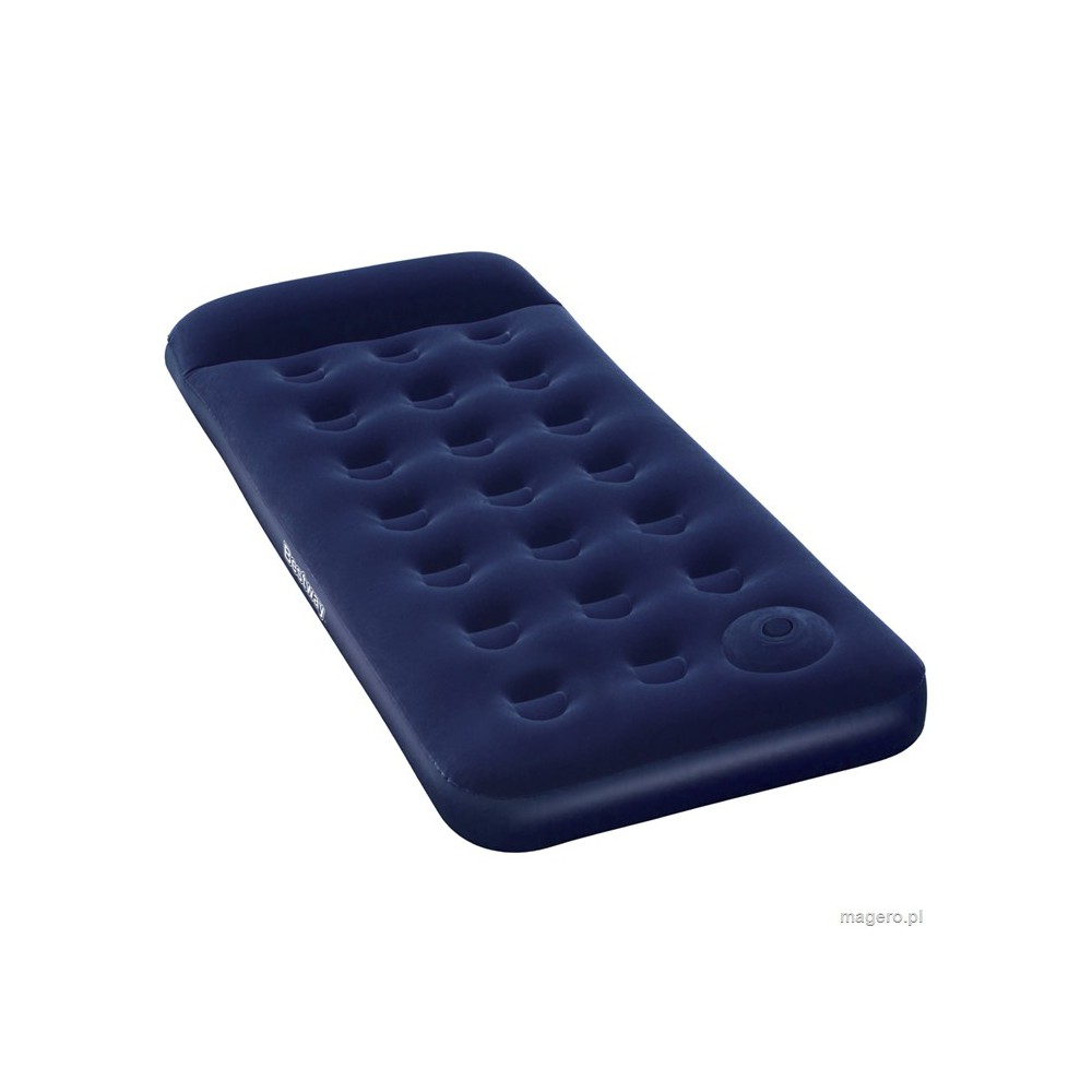 Materac welurowy Bestway Single z pompką 185x76x28cm 67223 6294