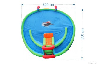 Dmuchany wodny zamek Ocean Park HappyHop  KURIER GRATIS !!