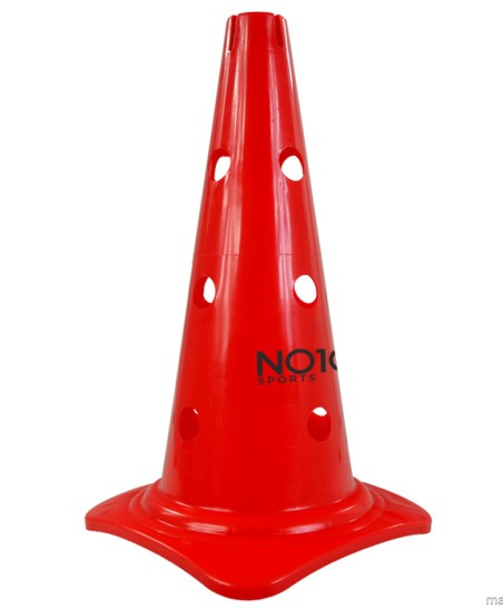 Pachołek z otworami NO10 czerwony 40cm VCM-16H12 R