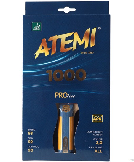 Rakietka do ping ponga New Atemi 1000 Pro concave