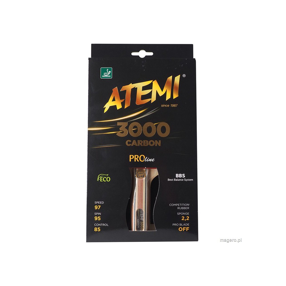 Rakietka do ping ponga New Atemi 3000 Pro anatomical