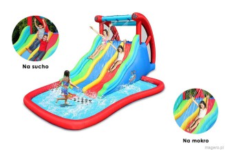 Olbrzymia, potrójna wodna zjeżdżalnia HappyHop  KURIER GRATIS !!