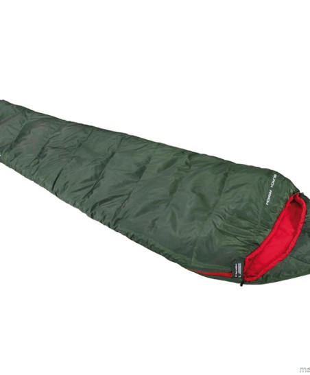 Śpiwór High Peak Black Arrow 220x80x50 cm zielono-czerwony 23054