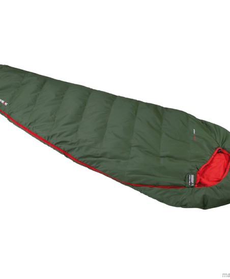 Śpiwór High Peak Pak 600 210x75x50 cm zielono-czerwony 23246
