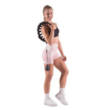 HHW12 BLACK HULA HOP Z WYPUSTKAMI I OBCIĄŻNIKIEM HMS