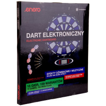 
						Tarcza dart elektroniczny Enero 43cm + 6 lotek
					