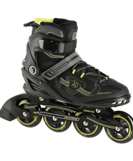 NA9157 CZARNO-ŻÓŁTY ROZM. 45 ŁYŻWOROLKI NILS EXTREME