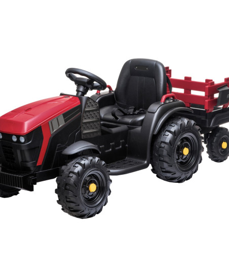 
						Traktor elektryczny z przyczepą czerwono czarny 1033075
					