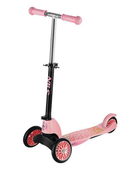 HLB202 2w1 PINK HULAJNOGA DZIECIĘCA NILS FUN