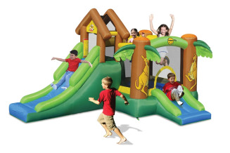 Dmuchaniec - Szczęśliwy Kangur HappyHop Zamek Dmuchany