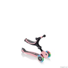 Hulajnoga jeździk rowerek Globber GO-UP Foldable Plus Lights 643-210 Pastel Pink